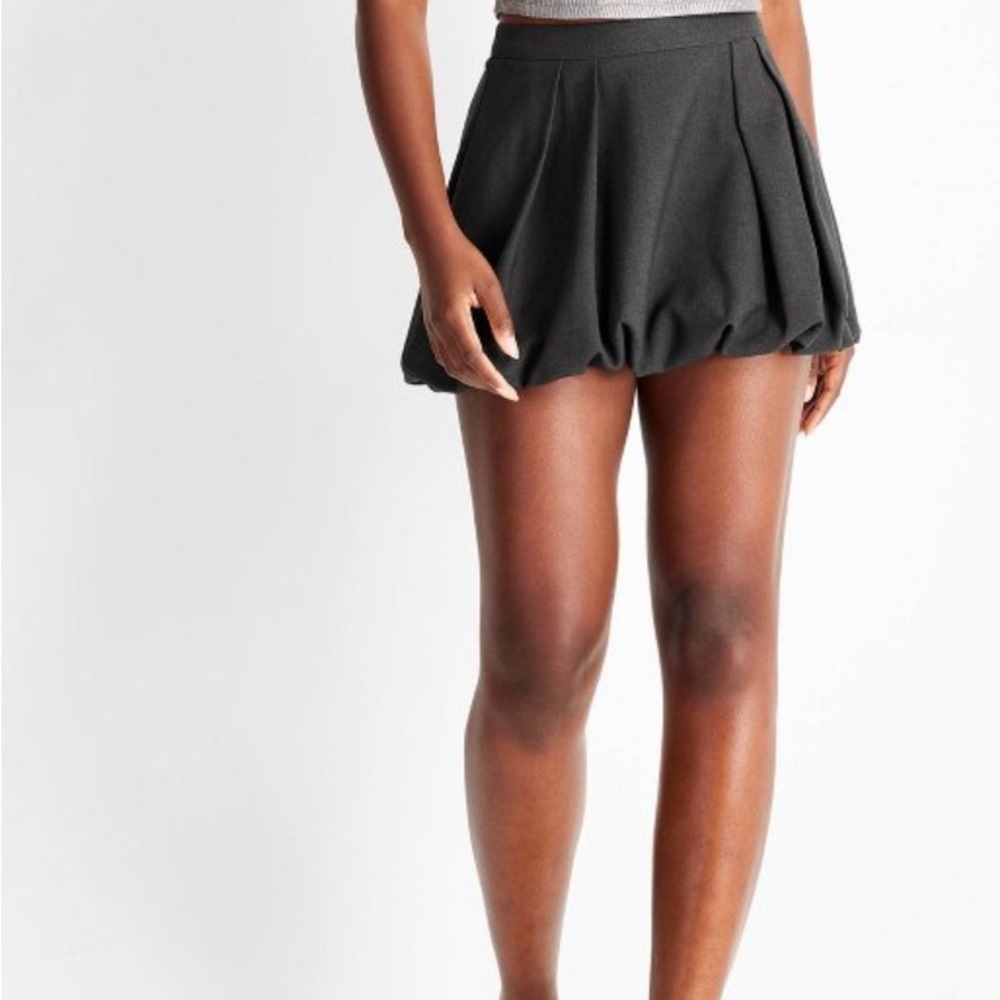 NWT Bubble gray Mini skirt future collective XL